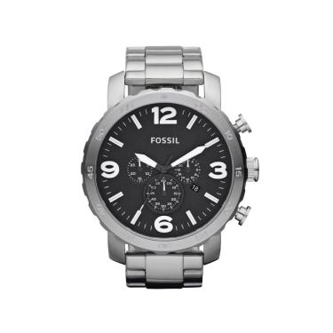 Imagem de Relógio Fossil Nate Prata Masculino JR1353/1PN