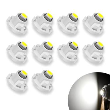 Imagem de awlbed Lâmpada de mesa de instrumento T4.2 para carro, 10 peças, 12 V IP65 à prova d'água 3030 chip LED super brilhante 12 V IP65, luz indicadora A/C, lâmpada de longa vida útil 50.0000H, universal