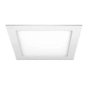 Imagem de Luminária LED de Embutir 18w 6500k Elgin Quadrada Bivolt Luz Branca Fria