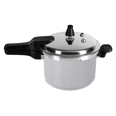 Imagem de Brinox - Panela de Pressão Ceramic Life Super com Fundo de Indução 5,4L - Cinza