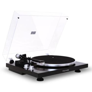 Imagem de Toca Discos Belt Drive Polyvox Bluetooth com acionamento automático po