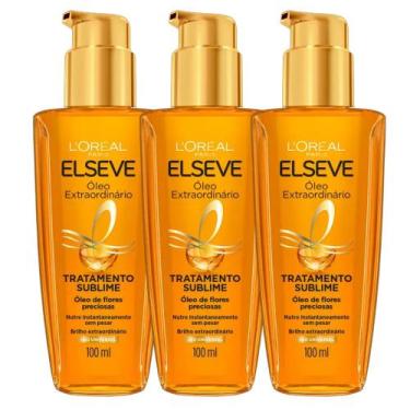 Imagem de Kit Óleo Capilar Elseve Extraordinário 100ml - 3 Unidades