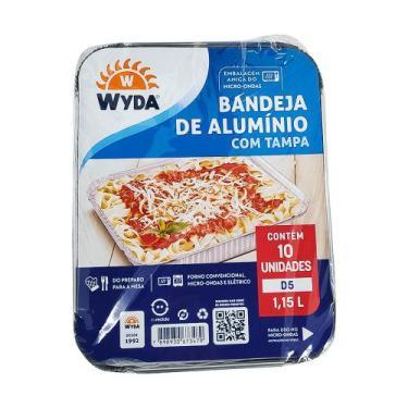 Imagem de Embalagem de Alumínio Modelo D5 1,150 ml 10 Unidades Wyda