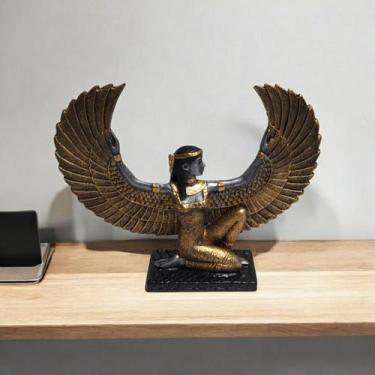 Imagem de Estatueta Decorativa Isis Asa Aberta de Resina - Decore Casa