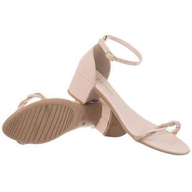 Imagem de Salto Alto Preto Grosso Fino Confortavel 5 cm Baixo Festa - Cassi, Nud