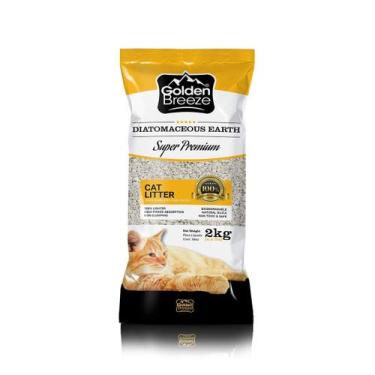 Imagem de Areia Higiênica Golden Breeze Super Premium para Gatos 2kg
