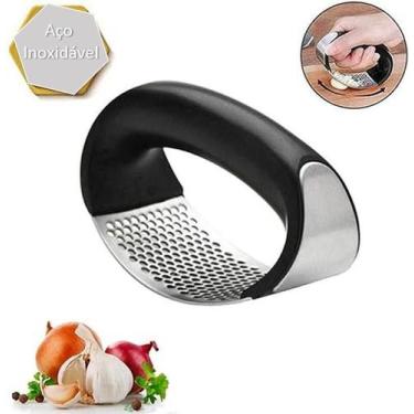 Imagem de Amassador De Alho Em Inox - Equipamento Durável E Funcional