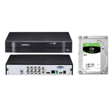 Imagem de Dvr gravador INTELBRAS 8 canais Full hd + hd 3TB