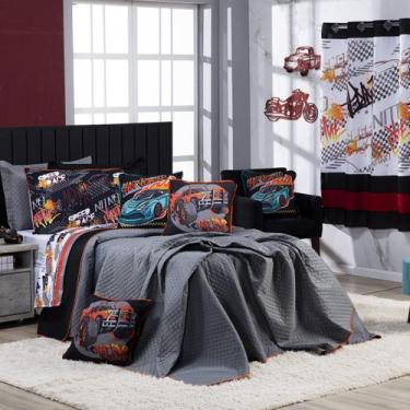 Imagem de Kit Cobre Leito Speed Car Dupla Face c/ Almofadas Queen 07 Peças - DOU