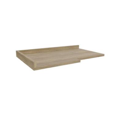 Imagem de Tampo Para Balcão de Canto Kappesberg Nogueira 98cm x 52cm