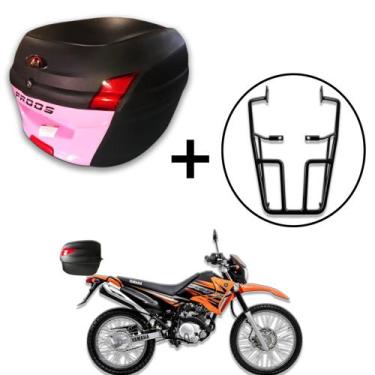 Imagem de Baú 34 litros Awa Proos com Bagageiro para XTZ 125 2002-2016, Rosa