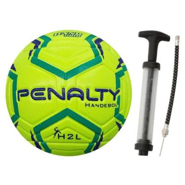Imagem de Bola Handball Penalty H2L Ultra Fusion Oficial Handebol Mais Inflador,