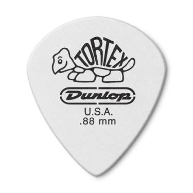 Imagem de Palheta Jazz III 0.88 mm Dunlop Tortex White Jazz Branca