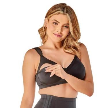 Imagem de Sutiã Amamentação Cetinete 311602 Anatômico - Vi Lingerie, Preto, 48
