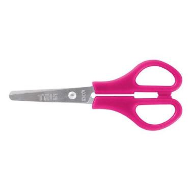 Imagem de Tesoura Escolar Lefty - Para Canhoto - 13CM -Tris, Rosa