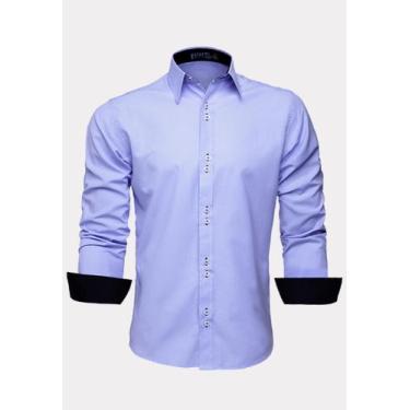 Imagem de Camisa Social Slim Tecido Macio Fácil De Passar E Lavar - LORD FINESSE