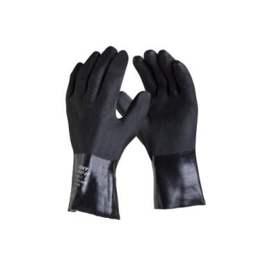 Imagem de Luva Petronit Pvc Forrada Preta 45Cm Xg - DANNY