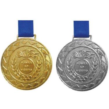 Imagem de Kit C/30 Medalhas de Ouro + 30 Medalhas de Prata M43 Crespar
