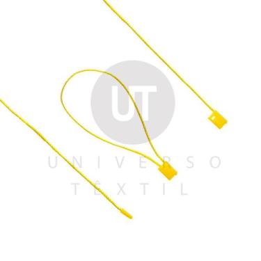 Imagem de Lacre de Autenticidade para Tag de Roupas com 1 Ponta Amarelo 1.000 Pe