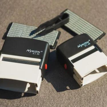 Imagem de Carimbo Diy Faça Você Mesmo N2 4 Linhas 18x47mm Tinta Preto - Nykon