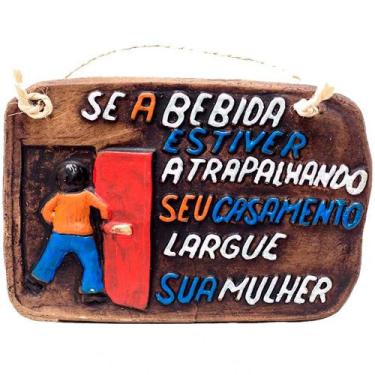 Imagem de Placa de Churrasco Decorativa - Cantinho do Churrasco - Bebida, Casame