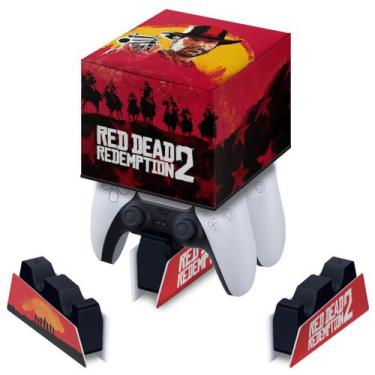 Imagem de Capa compatível Base de Carregamento PS5 Controle - Red Dead Redemptio