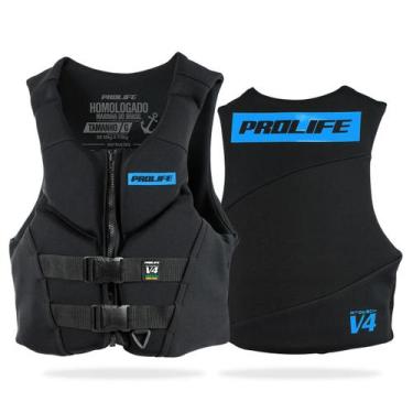 Imagem de Colete Salva Vidas Homologado Protech V4 - Prolife, Azul, G2 (De 85kg 