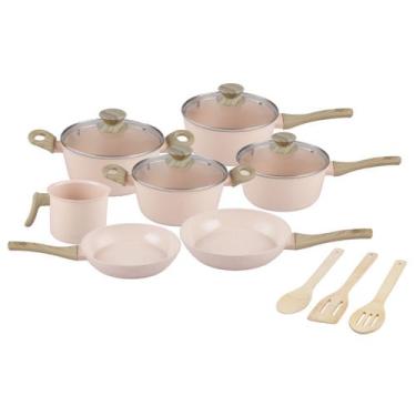 Imagem de Jogo Conjunto De Panelas 10 Peças Premium Indução Revestimento Cerâmic