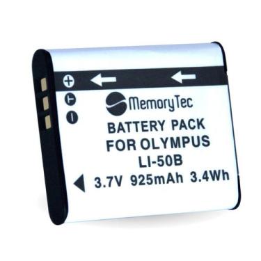 Imagem de Bateria Li-50B 925mAh para câmera digital e filmadora Olympus SP-800, 