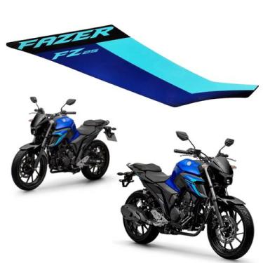 Imagem de Adesivo Gráfico Aleta Aba Ar Direito Azul Fazer Fz25 2024 - Yamaha