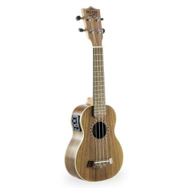 Imagem de Ukulele Moani WAIKIKI Soprano 21'' Koa Eletro Bag UKBG12-21 F035