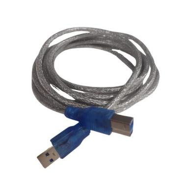 Imagem de Cabo Usb 3.0 A Macho X Usb 3.0 B Macho 3m Cristal - TEBERA, INFORMATIC