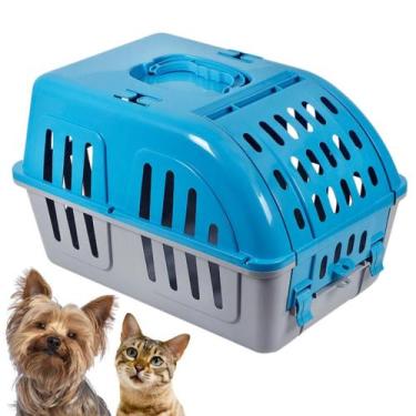 Imagem de Caixa de Transporte Para Cães Porte Pequeno Gatos Número 1 Four Plast 