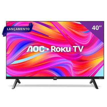 Imagem de Smart TV AOC Roku TV 40 Polegadas Wi-fi DLED Full HD