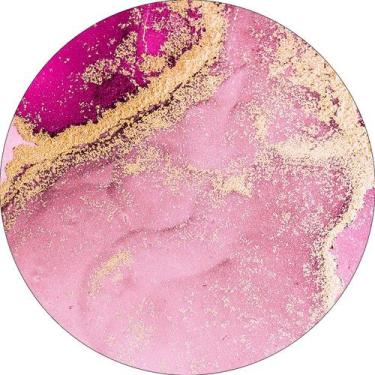 Imagem de Painel De Festa Redondo 1,50x1,50 - Efeito Mármore Pink com Dourado 17
