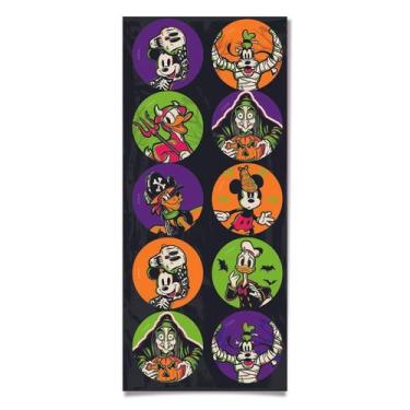 Imagem de Adesivo Redondo - Halloween Disney 100 anos - 30 unidades - Cromus - R