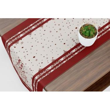Imagem de Caminho De Mesa Trilho Natal Vermelho Palavras - Fabrika de Festa