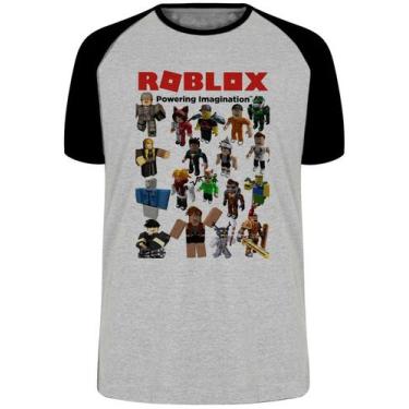 Imagem de Camiseta Roblox Skins Blusa Plus Size extra grande adulto ou infantil 