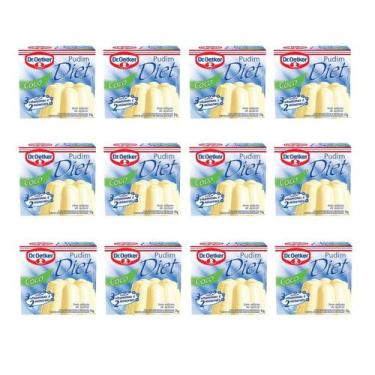 Imagem de Kit c/ 12un Pudim Diet de Coco 25g - Dr. Oetker