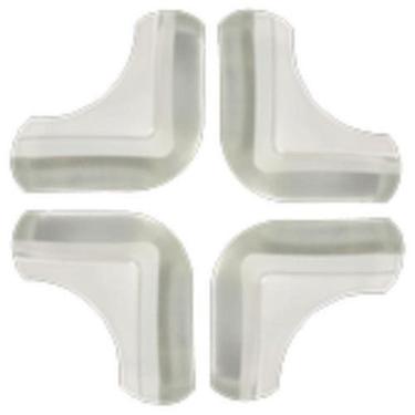 Imagem de Protetor De Quina Para Uso Em Móveis Quadrados 04Pçs