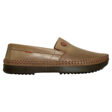 Imagem de Mocassim Casual Masculino Freeway Logan X1 Conforto Elástico Couro Tra
