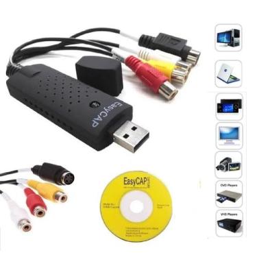 Imagem de Placa Easy Capture Vídeo Externo Via Usb E Captura Áudio - EMB-UTILIT