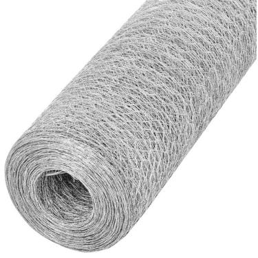 Imagem de Tela Metálica Galvanizada para Galinheiro Fio 22 1,5m x 50m