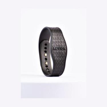 Imagem de Pulseira Magnética Infravermelho Quântica Tira Dores Equilíbrio Náusea