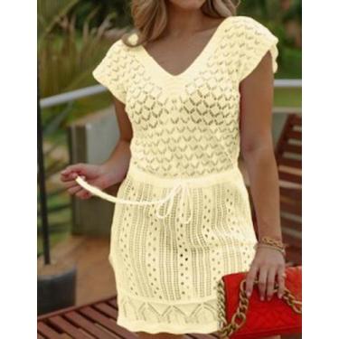 Imagem de Saida de Praia Luxo - sem marca, Bege, UNICO (Veste Bem 36-44)