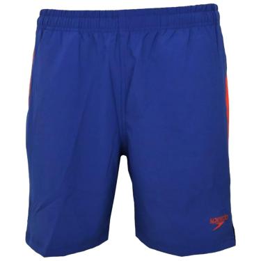 Imagem de Bermuda Speedo Recorte Masculino Marinho e Vermelho-Masculino