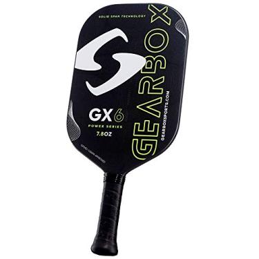 Imagem de Gearbox GX6 Power 221 g 9,5 cm Fibra de Carbono Amarelo Pickleball Paddle