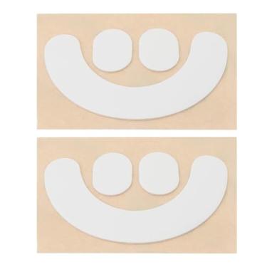 Imagem de SING F LTD 2 peças de mouse pés de mouse skate para jogos de substituição para mouse para jogos mouse anti-flip pad compatível com SteelSeries Rival 3 branco