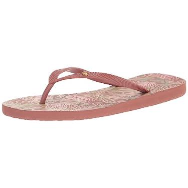 Imagem de Roxy Sandália feminina com estampa de bermudas, Marrom escuro, 36