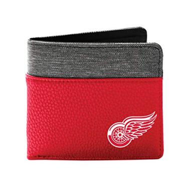 Imagem de Littlearth Carteira NHL Detroit Red Wings masculina de seixo macio, cor do time, 11 cm de comprimento x 9 cm de largura